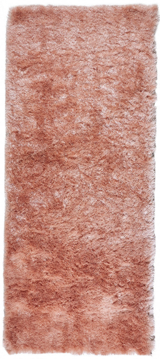 2' x 6' Pink Shag Tufted Handmade Runner Rug