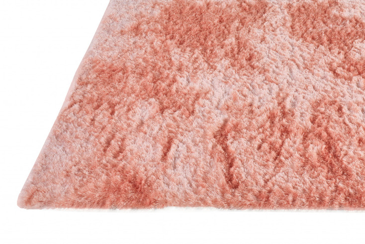 2' x 6' Pink Shag Tufted Handmade Runner Rug