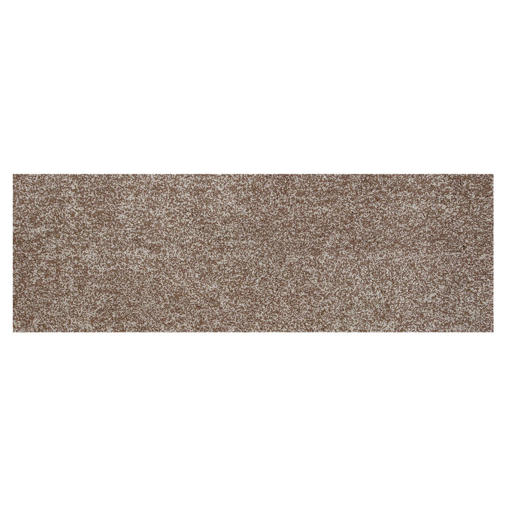 2' x 8' Beige Heather Plain Runner Rug