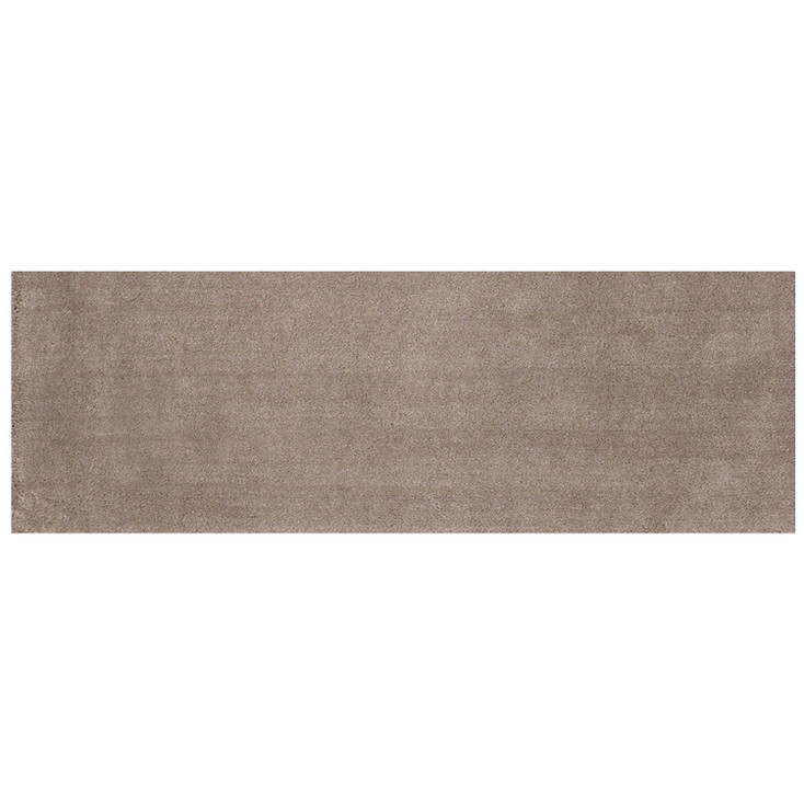 2' x 8' Beige Plain Runner Rug