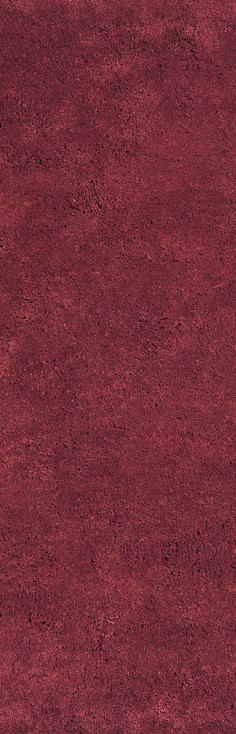 2' x 8' Red Plain Runner Rug