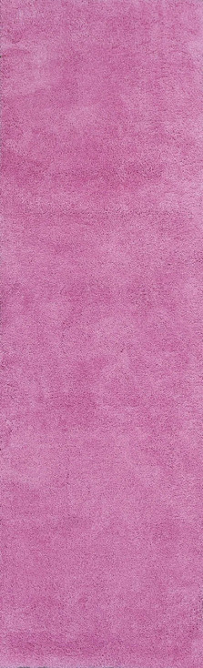 2' x 8' Hot Pink Plain Runner Rug