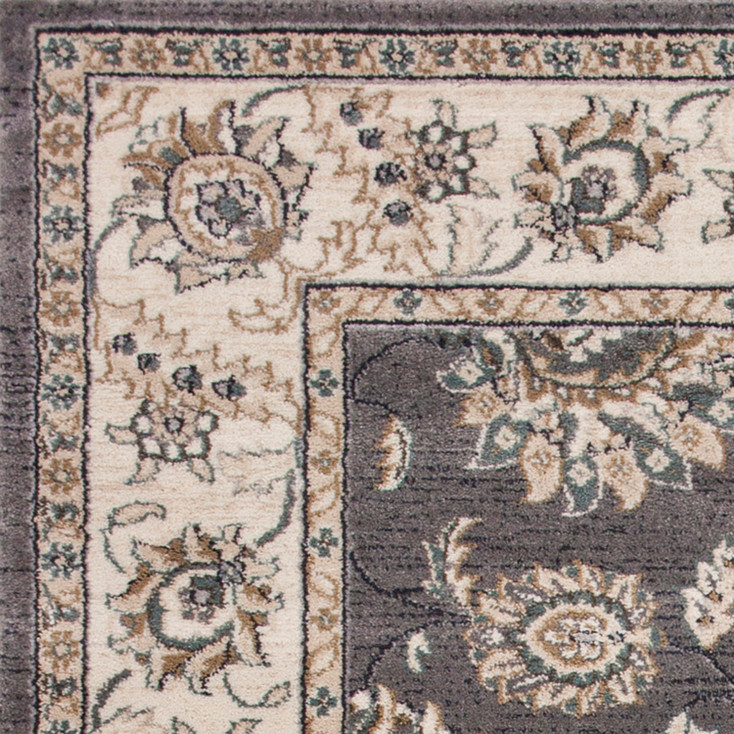 2' x 8' Grey or Ivory Polypropylene Runner Rug