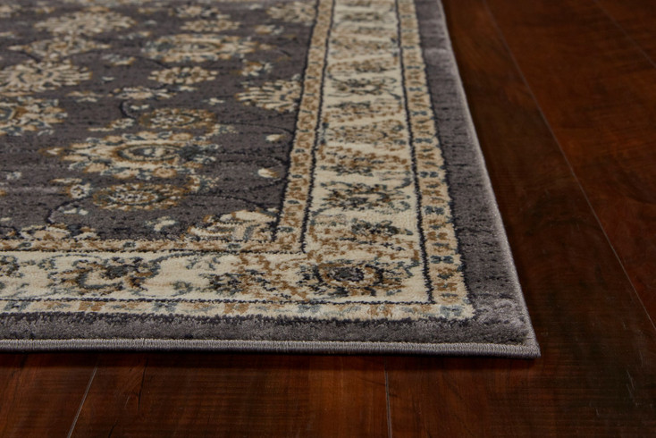 2' x 8' Grey or Ivory Polypropylene Runner Rug