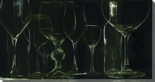 Wine Mural Wrapped Canvas Giclee Print Wall Art