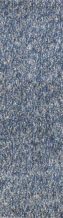 2' x 8' Indigo or Ivory Heather Plain Runner Rug