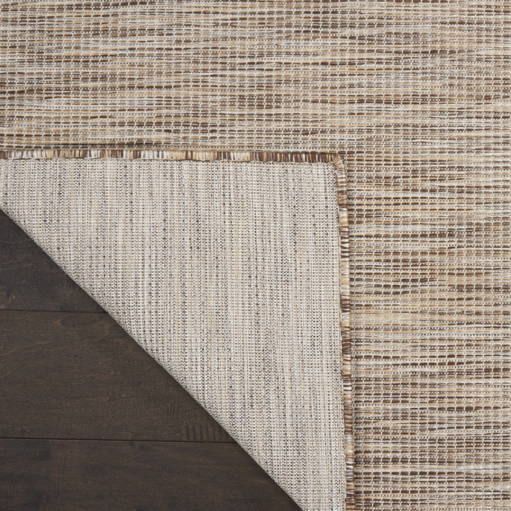 2' x 8' Beige Power Loom Runner Rug