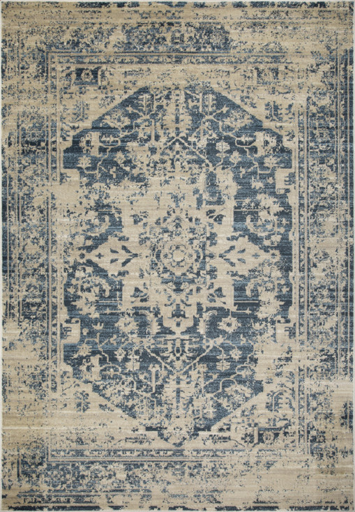 2' x 8' Ivory Oriental Dhurrie Polypropylene Runner Rug