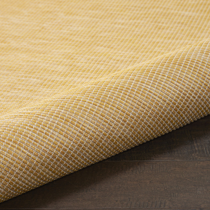 2' x 8' Yellow Power Loom Runner Rug