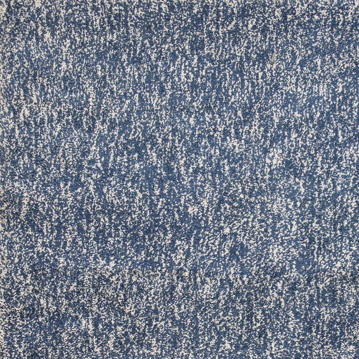 3' x 5' Indigo Ivory Heather Indoor Shag Rug