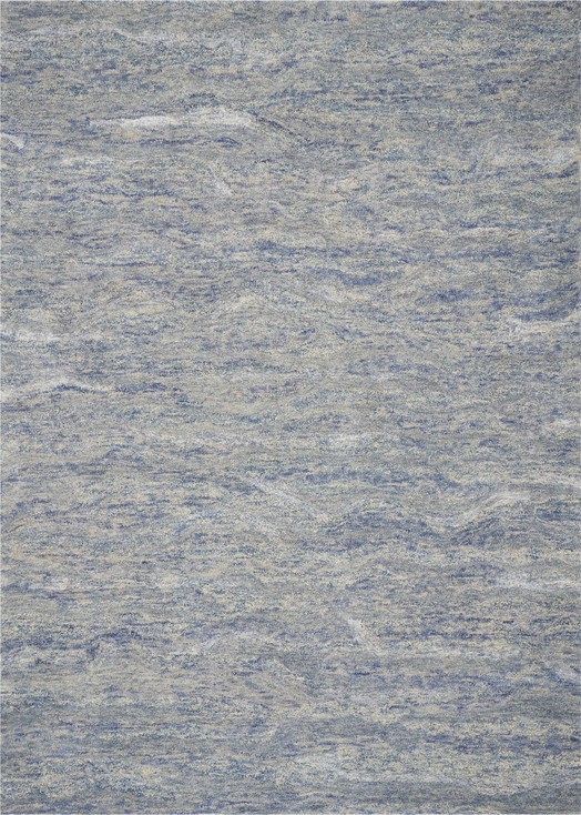 3' x 5' Ocean Blue Hand Tufted Abstract Indoor Area Rug