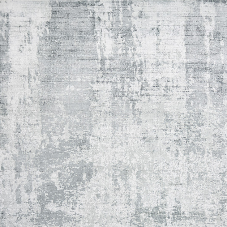 3' x 5' Dew Grey Hand Loomed Abstract Brushstroke Indoor Area Rug