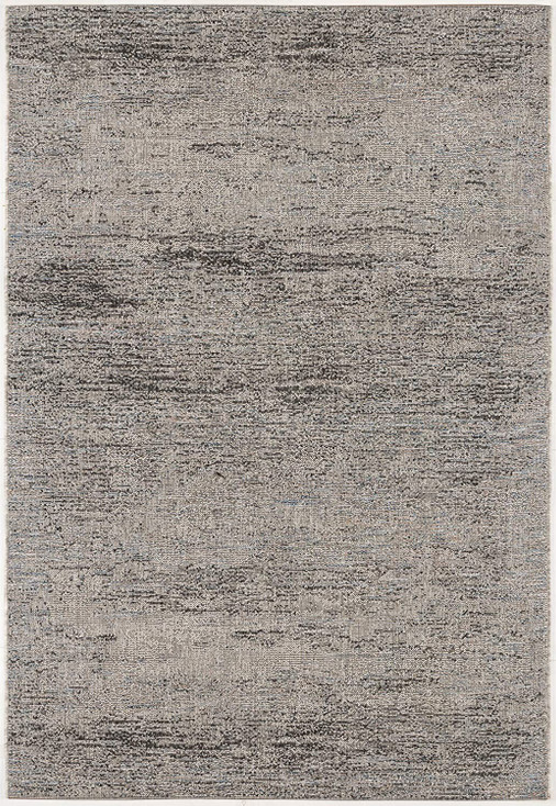 3' x 5' Blue and Gray Distressed Area Rug