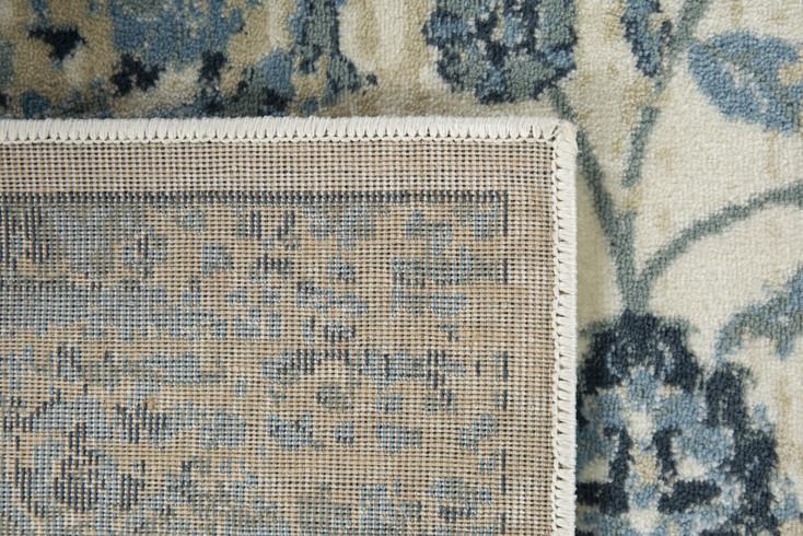 3' x 5' Ivory Oriental Dhurrie Rectangle Area Rug