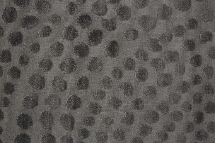 3' x 8' Gray Silver and Ivory Abstract Stain Resistant Runner Rug