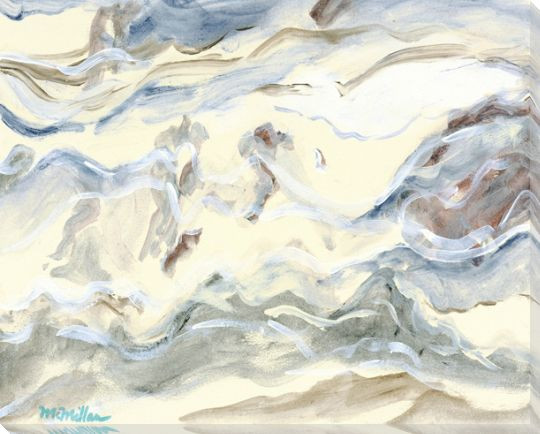 Seafoam Wrapped Canvas Giclee Print Wall Art