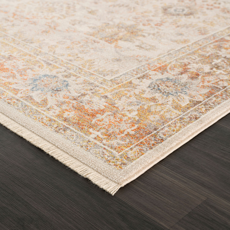 4' x 6' Ivory Oriental Area Rug