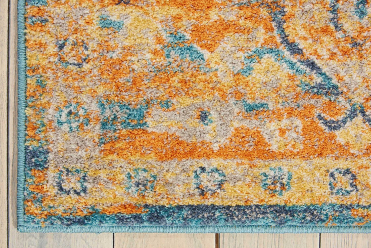 4' x 6' Sunset Power Loom Area Rug