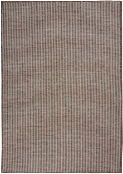 4' x 6' Brown Power Loom Area Rug