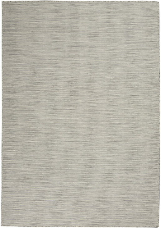 4' x 6' Gray Power Loom Area Rug