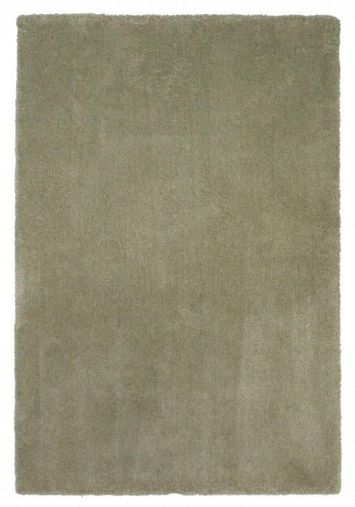 5' x 7' Sage Green Indoor Shag Rug