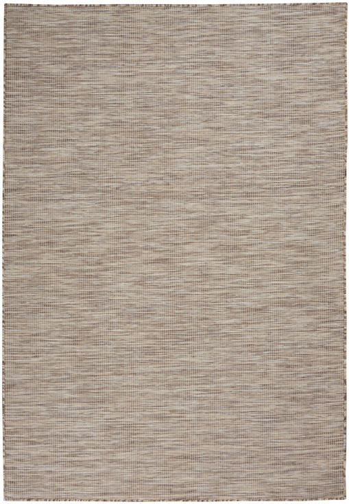 5' x 7' Beige Power Loom Area Rug