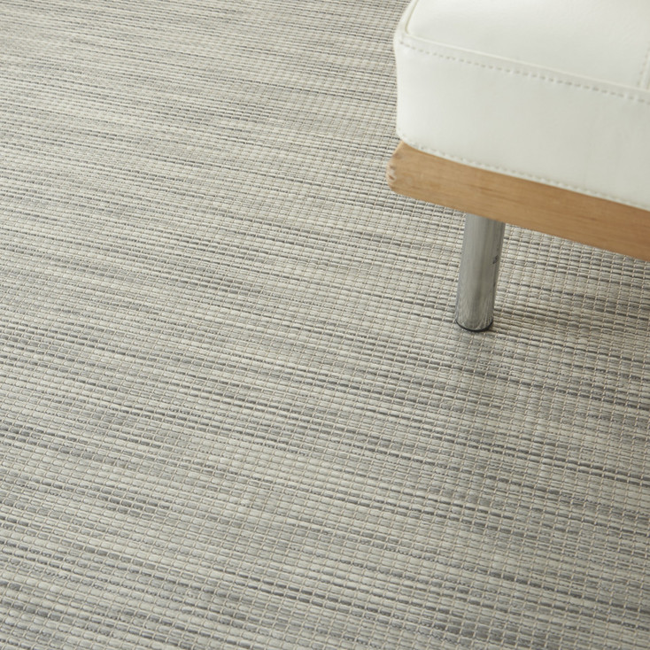 5' x 7' Gray Power Loom Area Rug