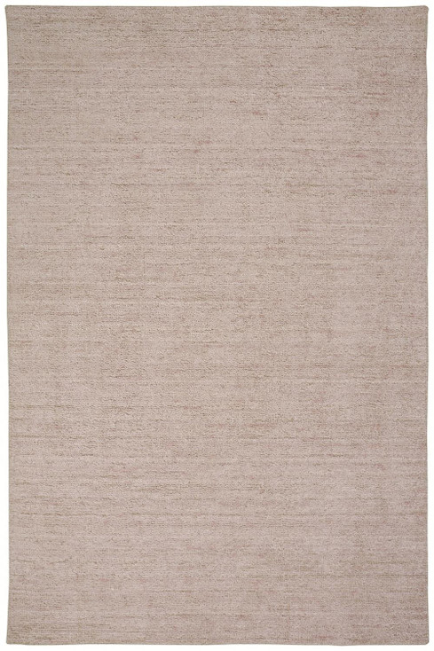 5' x 8' Pink and Ivory Hand Woven Area Rug