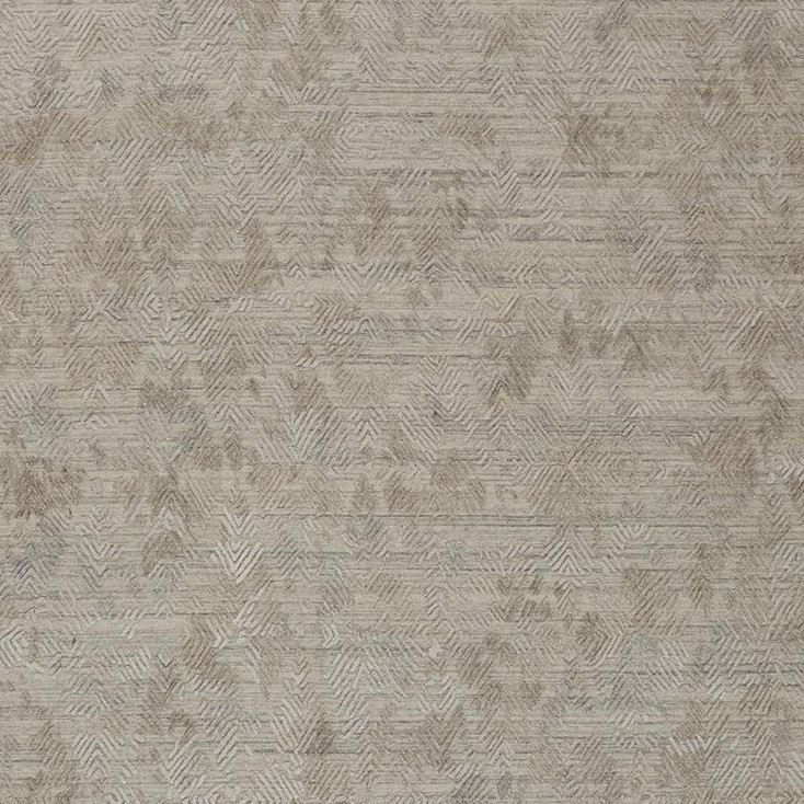 5' x 8' Gray and Taupe Abstract Hand Woven Area Rug