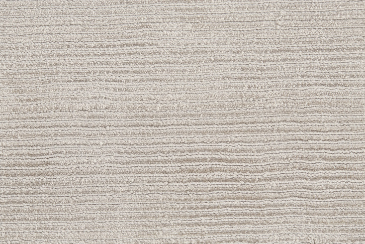 5' x 8' Ivory and Taupe Hand Woven Distressed Area Rug