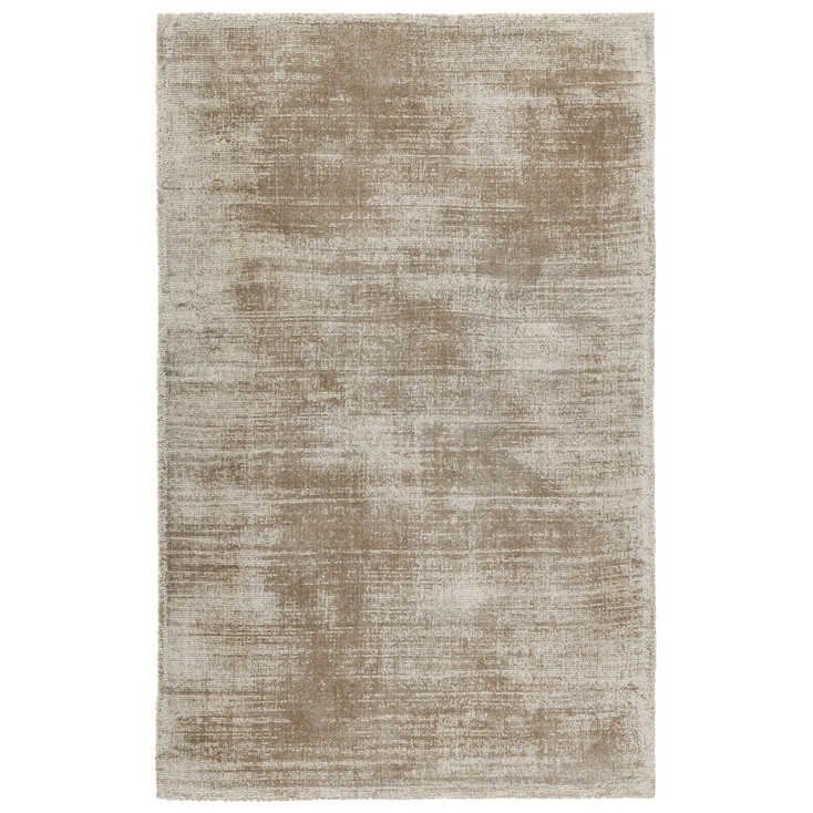 5' x 8' Gray Hand Woven Distressed Area Rug