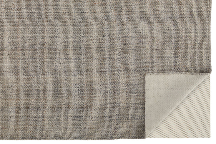 5' x 8' Ivory Tan and Gray Hand Woven Area Rug