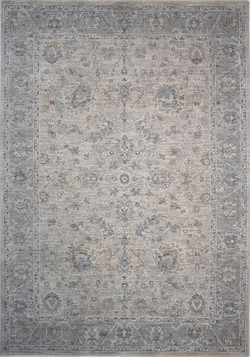 5' x 8' Cream Southwestern Power Loom Stain Resistant Area Rug