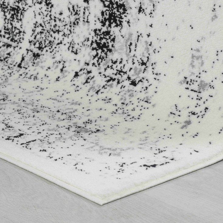 5' x 8' Brown Abstract Rectangle Area Rug