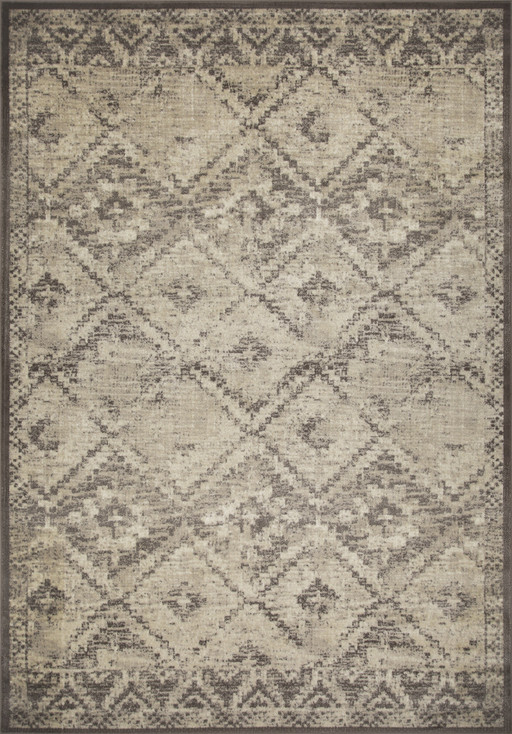 5' x 8' Gray Abstract Dhurrie Area Rug