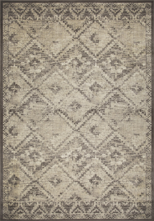 5' x 8' Gray Abstract Dhurrie Area Rug