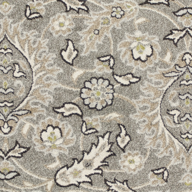 5' x 8' Grey Medallion UV Treated Area Rug