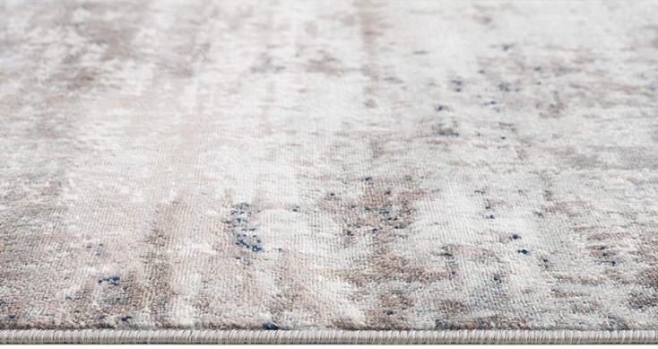5' x 8' Navy Blue Distressed Striations Area Rug