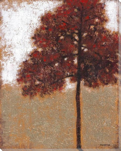 Autumn Rubies II Wrapped Canvas Giclee Print Wall Art
