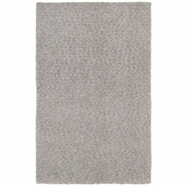 7' x 10' Modern Shaggy Soft Gray Indoor Area Rug