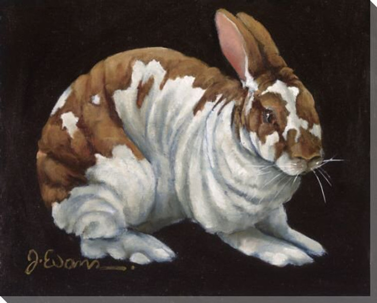 Joker Bunny Rabbit Wrapped Canvas Giclee Print Wall Art