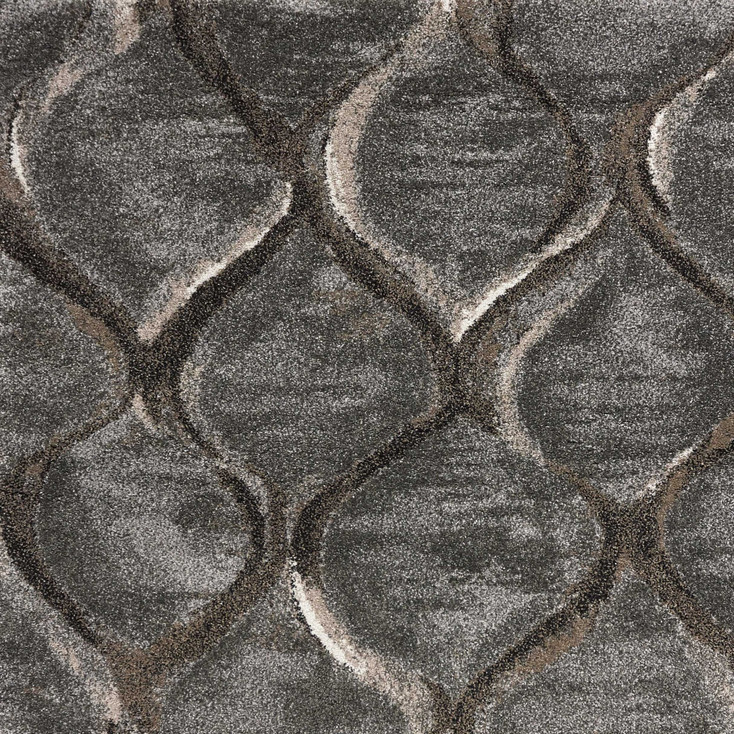 7 x 10 Polypropylene Charcoal Area Rug