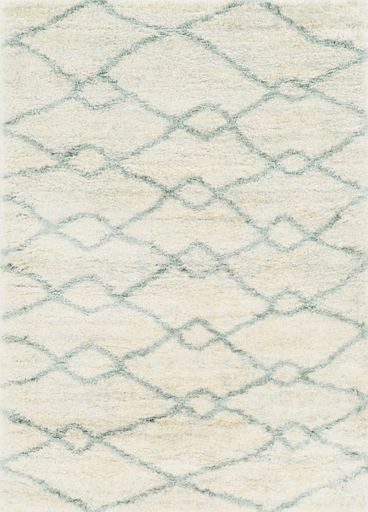 7' x 9' Polypropylene Ivory or Grey Area Rug