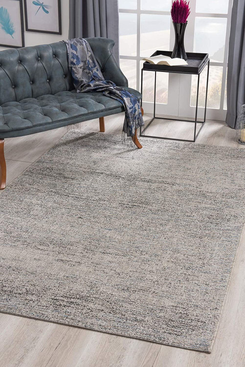 8' x 10' Blue Dhurrie Area Rug