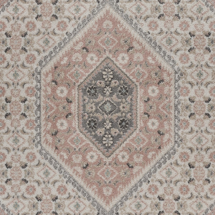 8' x 10' Gray and Brown Dhurrie Area Rug