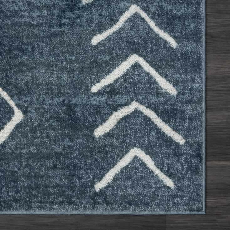 8' x 10' Blue Diamond Area Rug