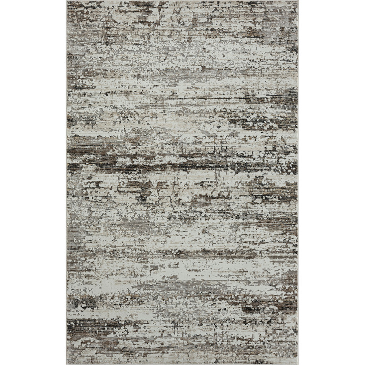 8' x 10' Beige Abstract Distressed Area Rug