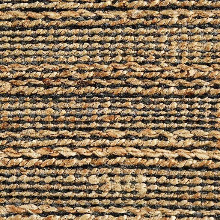 8' x 10' Natural Jute Dhurrie Hand Woven Rectangle Area Rug