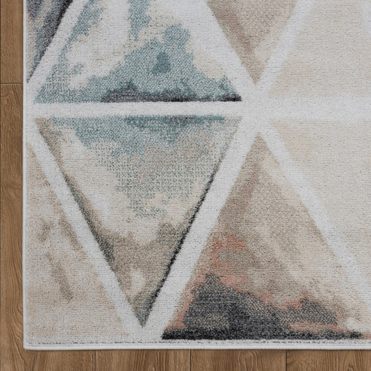 8' x 10' Ivory Dhurrie Area Rug