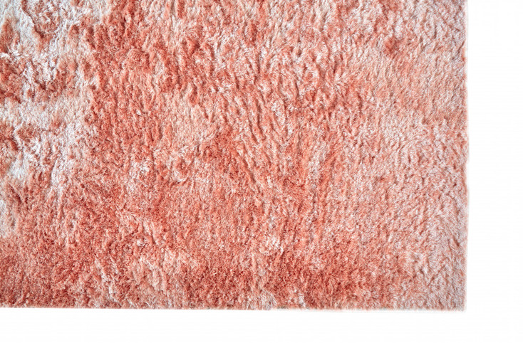 8' x 10' Pink Shag Tufted Handmade Area Rug